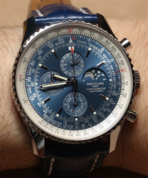 breitling navitimer light blue|breitling navitimer blue face.